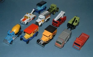 (11) VEHÍCULOS MATCHBOX, BUEN AÑO, SHELL, GETTY, CEMENT CO., Y MÁS - USADOS - Imagen 1 de 7