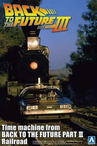 Aoshima BT-04 1/24 Model Kit Time Machine From Back to the Future III Railroad - Picture 1 of 8