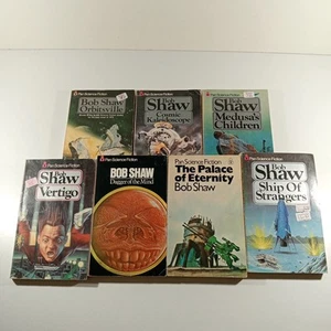 Bob Shaw 7 x Vintage Sci-Fi Paperback Book Bundle Lot Orbitsville Vertigo + more - Picture 1 of 19