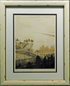 John Kelly "Hang Chow" Signed Fine Art Lithograph/Serigraph From China Suite - Picture 1 of 7