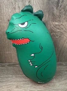 Vintage Midori Godzilla  Inflatable Weeble Wobble Pwappy Japan - Picture 1 of 8