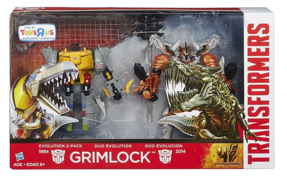 Voyager Class Grimlock Evolution 2-Pack | Transformers 4 Age of Extinction AOE - Image 1 of 4