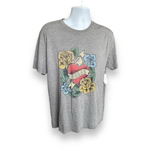 Bier Rose Tattoo Grafik T-Shirt von Lucky Brand XXL - Bild 1 von 6