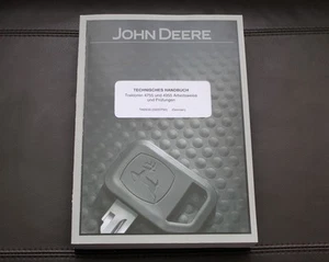 JOHN DEERE 4755 4955 TRAKTOR REPARATURHANDBUCH WERKSTATTHANDBUCH PRÜFENGEN - Bild 1 von 2