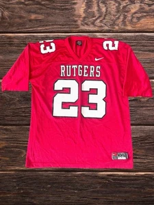 Vintage Nike Rutgers University Scarlett Knights Football Jersey Red Men’s XXL - Picture 1 of 16
