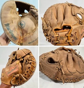 VTG MacGregor C4TS Right Hand Thrower Catcher's Mitt Left Glove Rawhide Laced - Picture 1 of 11
