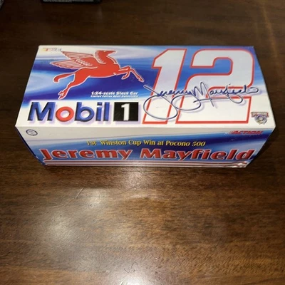 1998 Action Jeremy Mayfield #12 Mobil 1 Ford 1:24 NASCAR Winston Cup Pocono - Image 1 of 4