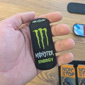 Large Monster Energy Patch 9cm Iron On / Sew On Logo Biker Racing Motocross - Picture 1 of 7