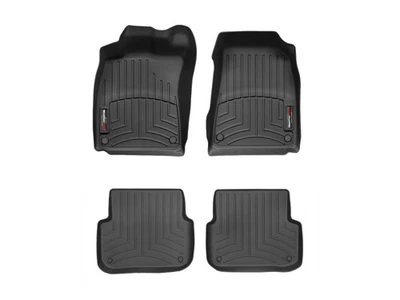 Revestimiento de suelo WeatherTech para Audi S6 2006-2006 - 1ª y 2ª fila, negro Foto 1 de 4