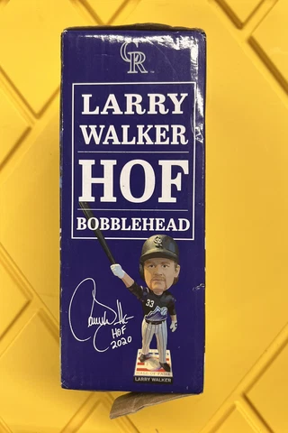 LARRY WALKER 2021 NEW COLORADO ROCKIES HALL OF FAME HOF BOBBLEHEAD SGA MLB VHTF Cover