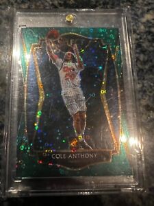 2020 Cole Anthony Disco Green Prizm Rookie Number 1 of 5