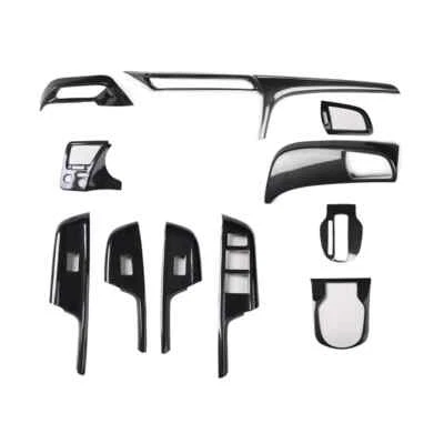 For Honda City 2015-2019 ABS Carbon Fiber Car Interior Gear Door Trims Stickers - Image 1 of 4