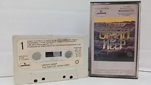 The Best Of Uriah Heep Cassette Tape Mercury 1972 w/ Case & Art FREE SHIPPING - Picture 1 of 1