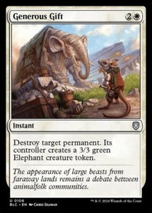 MTG - GENEROUS GIFT - Bloomburrow Commander (U) - Picture 1 of 1