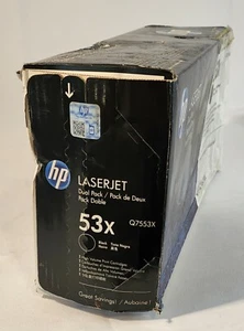 HP Q7553X 53X cartouche noire Hi Yield pour P2015 authentique OEM boîte ouverte livraison gratuite - Photo 1/1