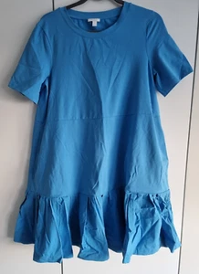 Kleid von COS - kräftiges Blau - Gr. M - A-Form - kurze Ärmel - Bild 1 von 7