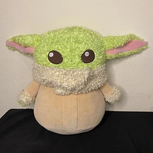 Peluche Star Wars Soft 'N Fuzzy Grugu Mattel 2021 sonido no funciona 14"" Baby Yoda - Imagen 1 de 8