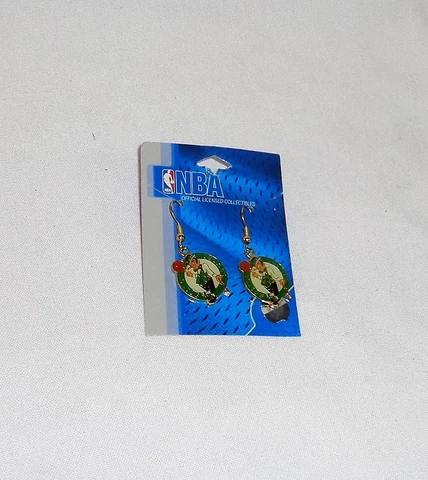 New NBA Boston Celtics Earrings Pair J Hook Type Garden Causeway St FREESHIP Cover