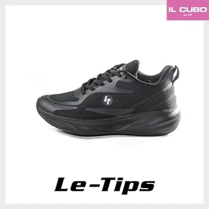SNEAKER DAMENSCHUH MARKE LE TIPS STOFF FARBE SCHWARZ MIT SCHNÜRUNG H 4 CM - Bild 1 von 5