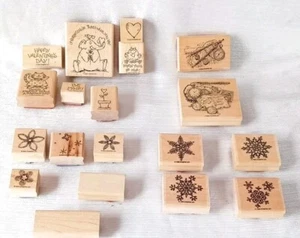 Stampin Up Stamps Lot Of 19 Vintage Arts And Crafts  - Picture 1 of 7