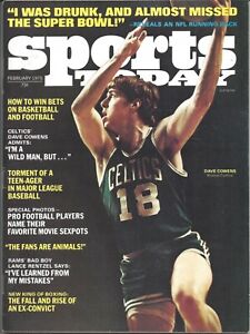 1975 Sports Today magazine basketball Dave Cowens Boston Celtics VG