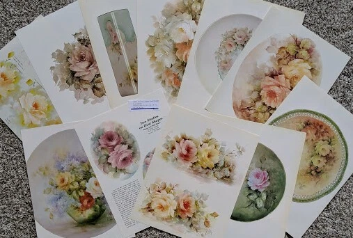 Roses - a large packet of 10 Helen Humes patterns - Image 1 of 1