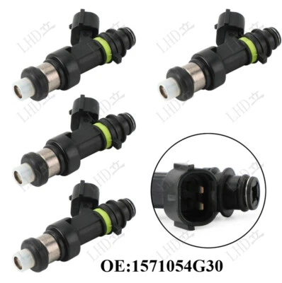 Inyector de combustible 4 piezas 1571054G30 para Suzuki Aerio 2004-2007 2,3 l L4 FJ1119- Foto 1 de 4