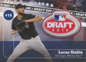 LUCAS GIOLITO 2020 Topps Series 2 DRAFT DAY MEDALLION RELIC CHICAGO WHITE SOX - Picture 1 of 1