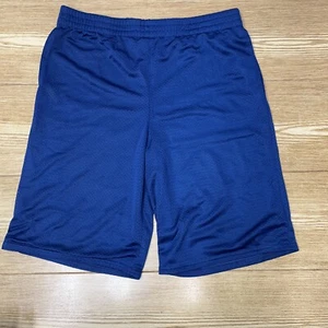 Starter Shorts Boys XL 14-16 Blue Elastic Waist Activewear Running Bottoms - Picture 1 of 17