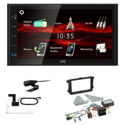 JVC KW-M180DBT 2DIN DAB+ Autoradio für Volkswagen VW Beetle Canbus - Bild 1 von 4
