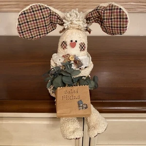 FROTTEE Fenster oder Regal sitzend Ostern HASE HASE 13" - Bild 1 von 5