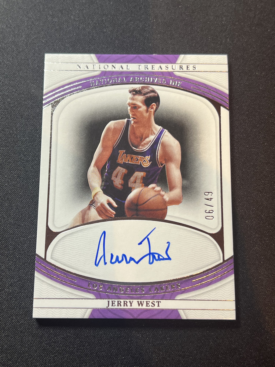 Los Angeles Lakers Basketball Jerry West Autographed Sports 