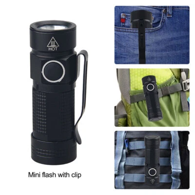 VASTFIRE Mini UV Taschenlampe Schwarzlichtlampe 395nm LED Flashlight Taktisches Fackel DE