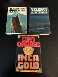 VIXEN 03 Raise the Titanic Inca Gold Clive Cussler SIGNED 1st HC Lot 3 S1 - Picture 1 of 10