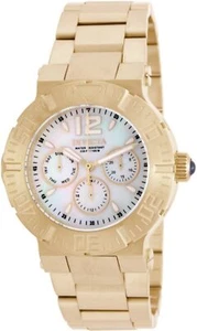 Reloj de pulsera multifunción de acero inoxidable Invicta 14751 Goldtone Ocean Reef para mujer - Imagen 1 de 4