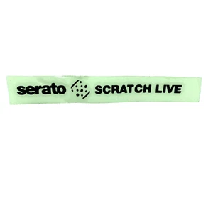 Serato Scratch Live Vinyl Decal Black 6" Length Car Window Gear Laptop OG Logo - Picture 1 of 2