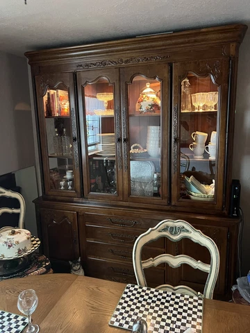 Henredon Pierre Deux French Country China Cabinet Cover