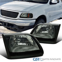 For 97-03/02 Ford F150/ Expedition Lightning Style Black Headlight 