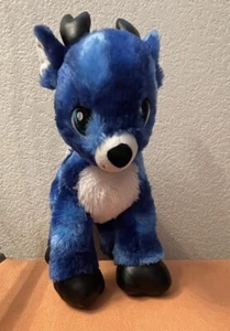 Build a Bear BAB blaues Lametta Rentier Plüschtier 15 Zoll Stofftier Spielzeug - Bild 1 von 6