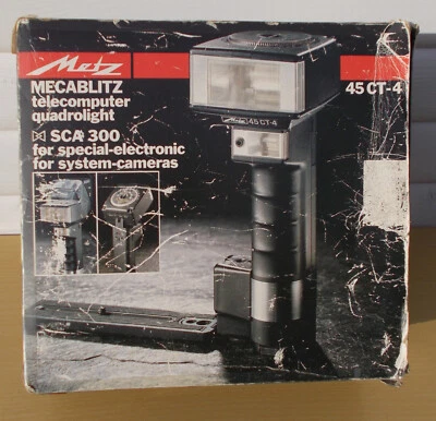 Metz Mecablitz 45 CT-4 Hammer Head Flash System - Image 1 of 4
