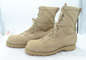 Bates 03-D-0321 Desert Tan Suede Military Vibram GTX Army Work Boots Mens Sz 13