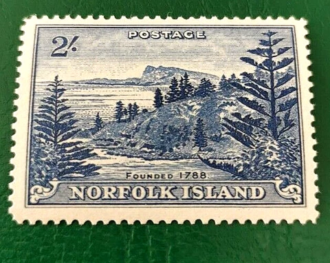 Norfolk Island: 1947 Ball Bay 2 Sh. Collectible Stamp Cover