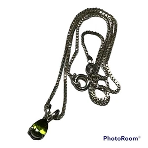 vintage Sterling silver 925 Sterling Silver Peridot  - Picture 1 of 4