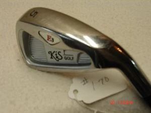 *KiS E3 #5 Iron 37 5/8" Men's Right Handed w/Winn (Red & Black) Grip Tag #170 - Picture 1 of 9