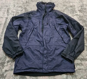 Lowe Alpine Waterproof Jacket Mens Size XS Concealed Hood - Picture 1 of 10