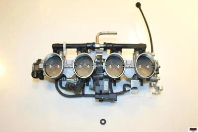 2013 Kawasaki ZX6R ZX636 Main Fuel Injectors Throttle Bodies 16163-0772 - Image 1 of 4