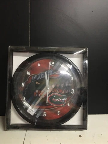 12" Black Florida Gators college football Clock made by the memory company Cover