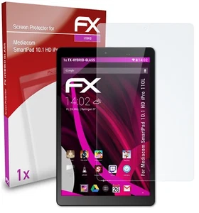 atFoliX Schutzglas für Mediacom SmartPad 10.1 HD iPro 110L 9H Hybrid-Glas - Bild 1 von 8