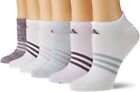 Adidas 254212 Womens No Show Socks 6 Pair Pack Size Medium, (Shoe Size 5-10)