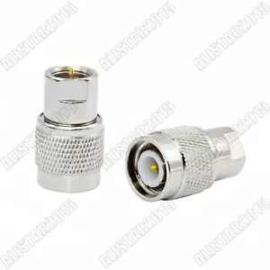 1x TNC Male to FME Male Plug Straight RF Adapter Coaxial Connector TNC-FME M/M - Picture 1 of 4